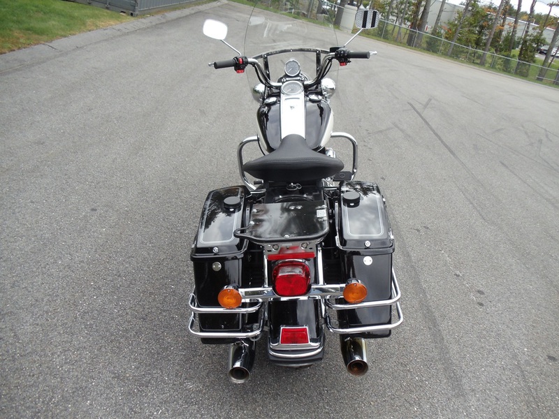 police bike before the rebuild - back