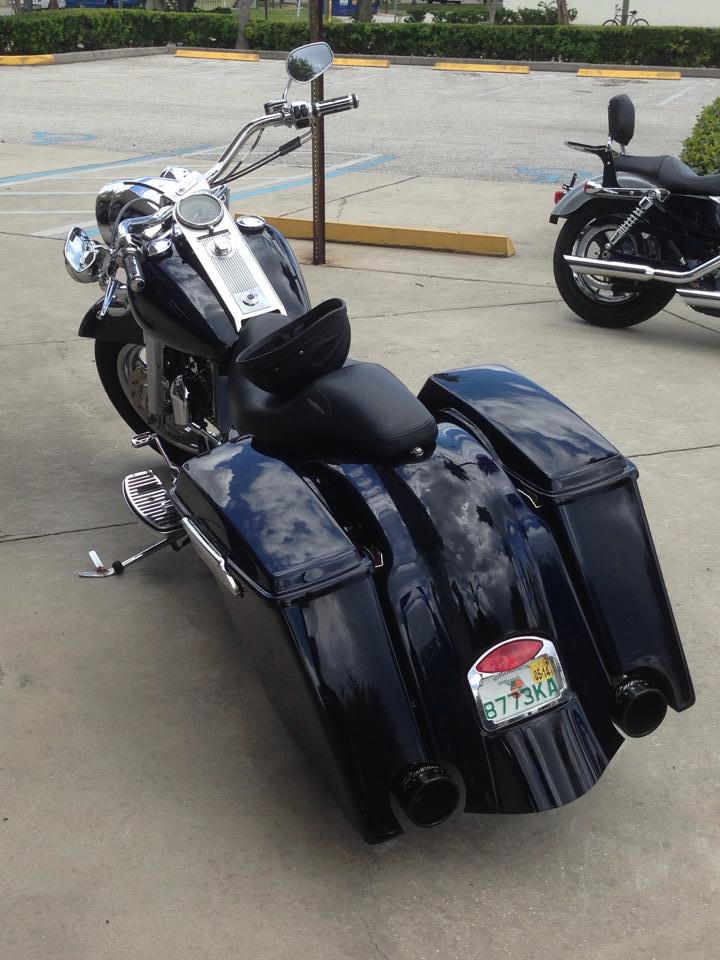 Bill Lussier 2003 Road King USMC 2 tours in Afghanistan