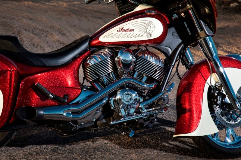 Custom Indian Motorcycle built by John Shope's Dirty Bird Concepts.