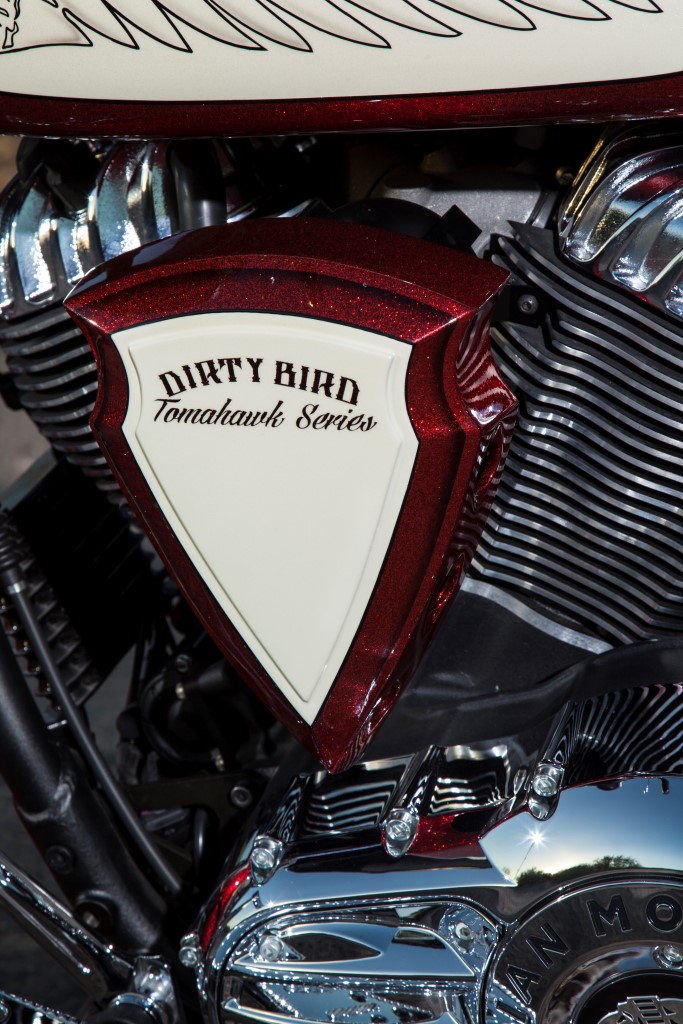 Custom Indian Motorcycle built by John Shope's Dirty Bird Concepts.