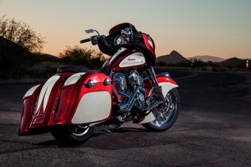 Custom Indian Motorcycle built by John Shope's Dirty Bird Concepts.