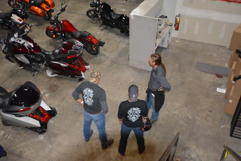 Jason (Jay) Wheeler, our host for the day touring us around the shop